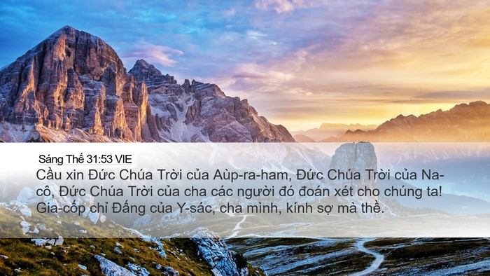 Sáng Thế 31:53 VIE Bible Verse Image
