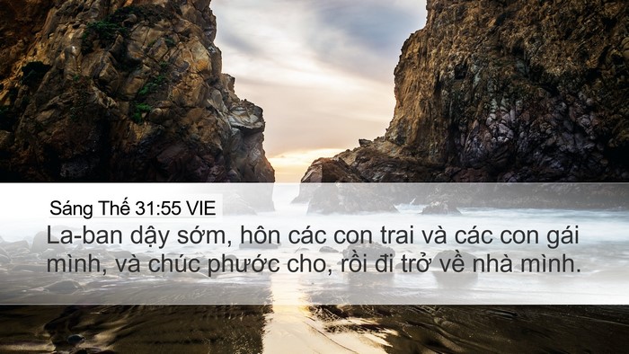 Sáng Thế 31:55 VIE Bible Verse Image