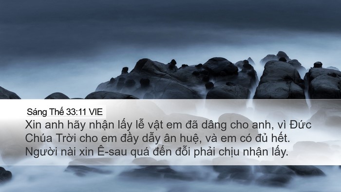 Sáng Thế 33:11 VIE Bible Verse Image