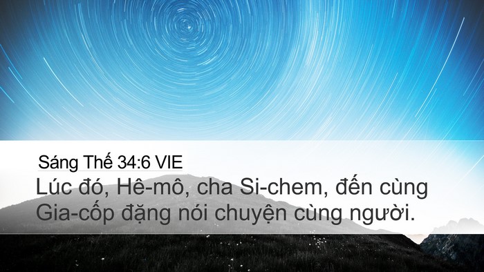 Sáng Thế 34:6 VIE Bible Verse Image