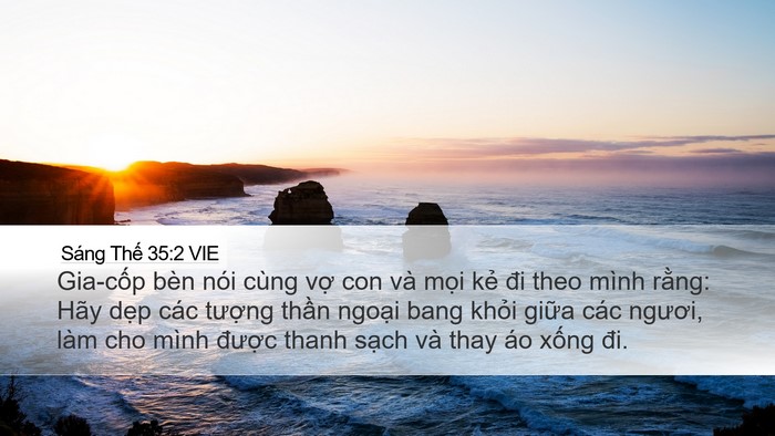 Sáng Thế 35:2 VIE Bible Verse Image