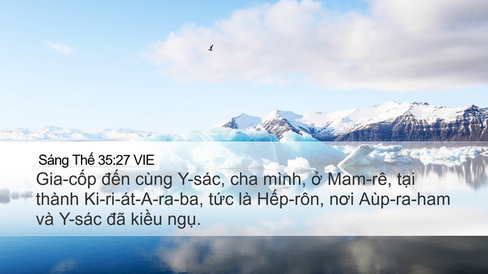 Sáng Thế 35:27 VIE Bible Verse Image