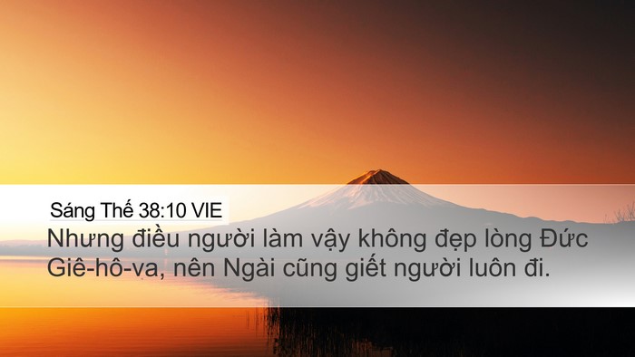 Sáng Thế 38:10 VIE Bible Verse Image