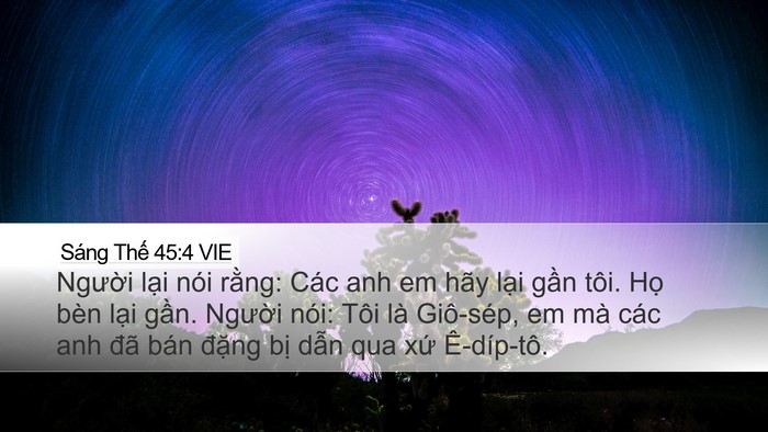 Sáng Thế 45:4 VIE Bible Verse Image