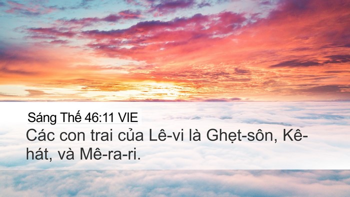 Sáng Thế 46:11 VIE Bible Verse Image