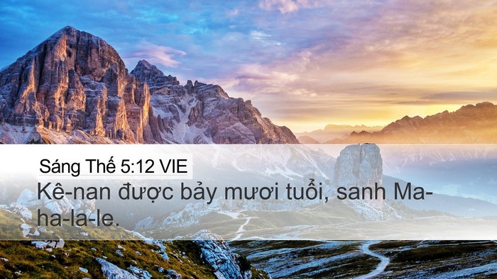 Sáng Thế 5:12 VIE Bible Verse Image