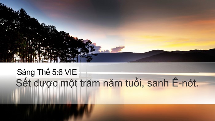 Sáng Thế 5:6 VIE Bible Verse Image