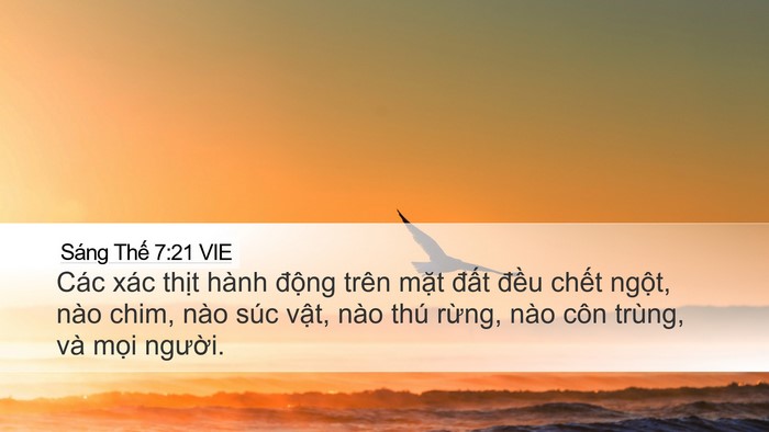 Sáng Thế 7:21 VIE Bible Verse Image