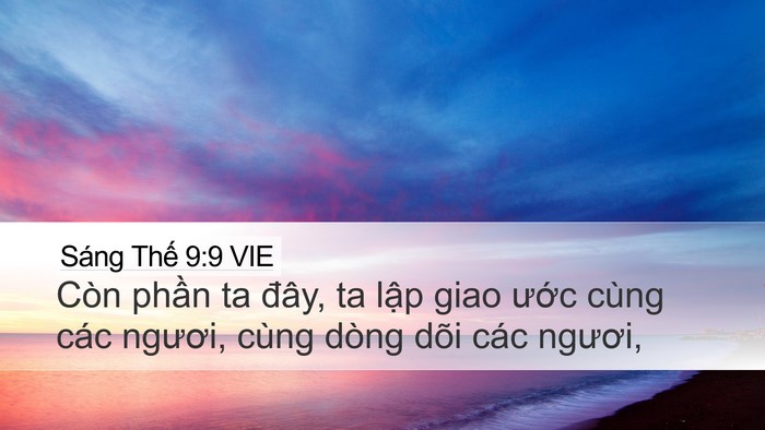 Sáng Thế 9:9 VIE Bible Verse Image
