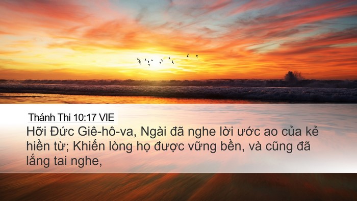 Thánh Thi 10:17 VIE Bible Verse Image
