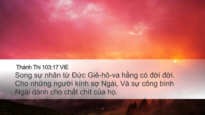 Thánh Thi 103:17 VIE Bible Verse Image
