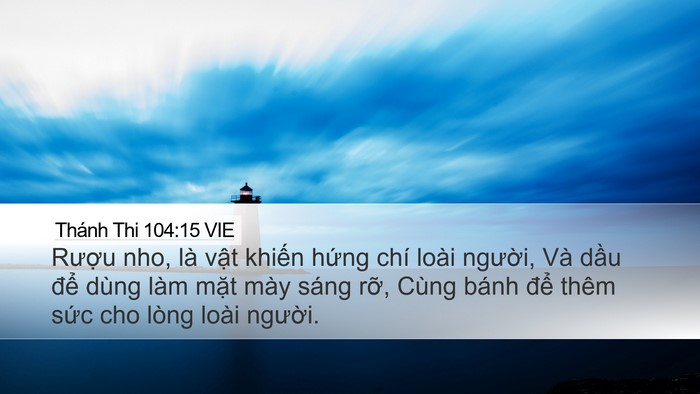 Thánh Thi 104:15 VIE Bible Verse Image