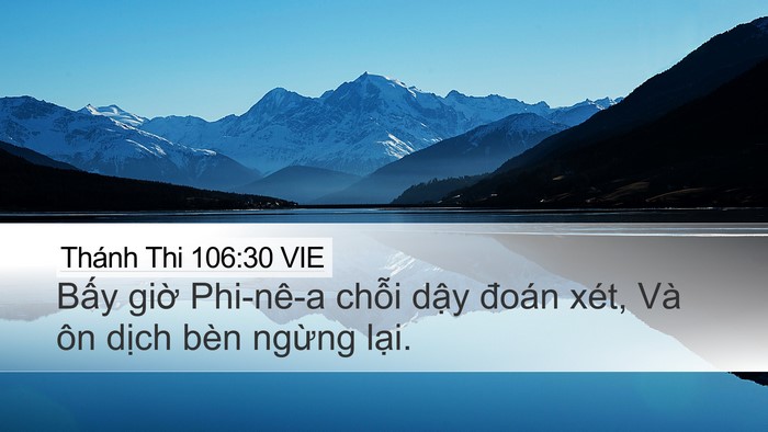 Thánh Thi 106:30 VIE Bible Verse Image
