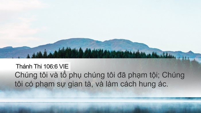 Thánh Thi 106:6 VIE Bible Verse Image