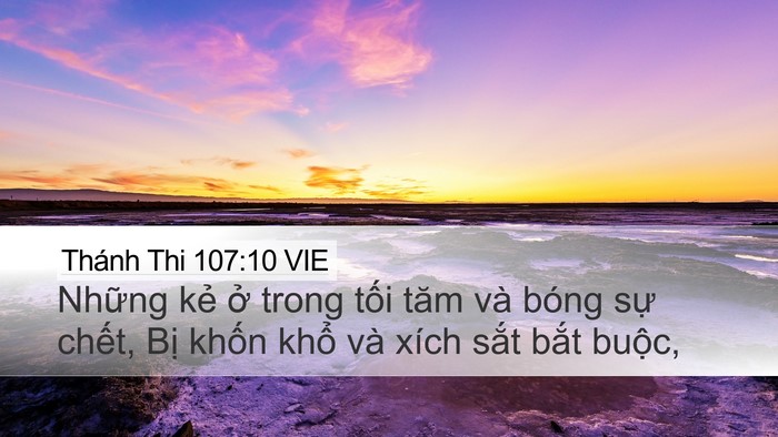 Thánh Thi 107:10 VIE Bible Verse Image
