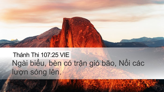 Thánh Thi 107:25 VIE Bible Verse Image