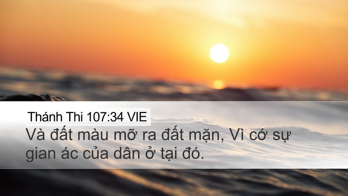 Thánh Thi 107:34 VIE Bible Verse Image