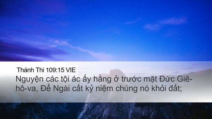 Thánh Thi 109:15 VIE Bible Verse Image