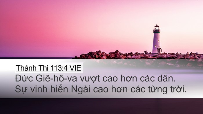 Thánh Thi 113:4 VIE Bible Verse Image