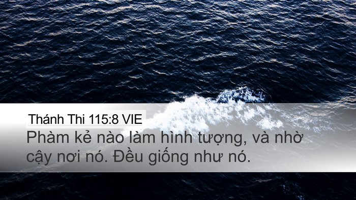 Thánh Thi 115:8 VIE Bible Verse Image