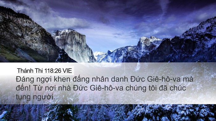 Thánh Thi 118:26 VIE Bible Verse Image