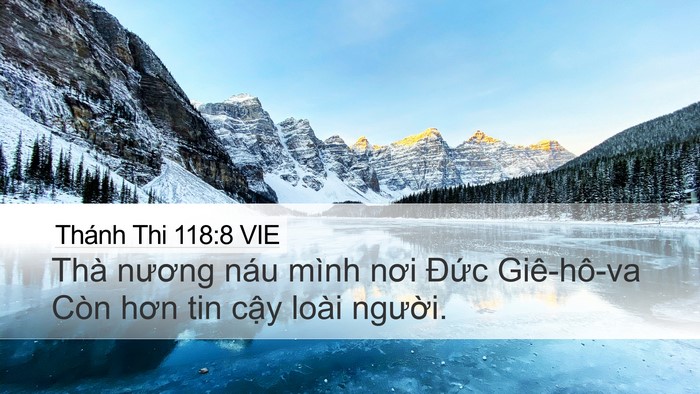 Thánh Thi 118:8 VIE Bible Verse Image