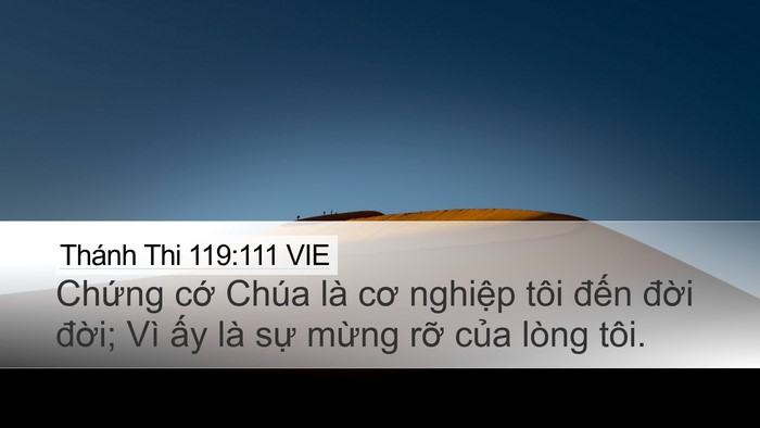 Thánh Thi 119:111 VIE Bible Verse Image