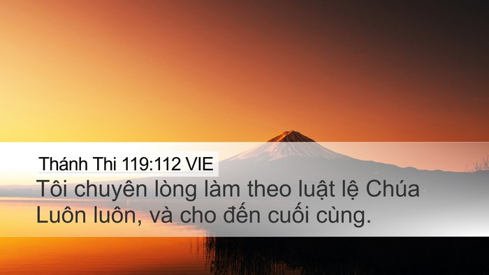 Thánh Thi 119:112 VIE Bible Verse Image