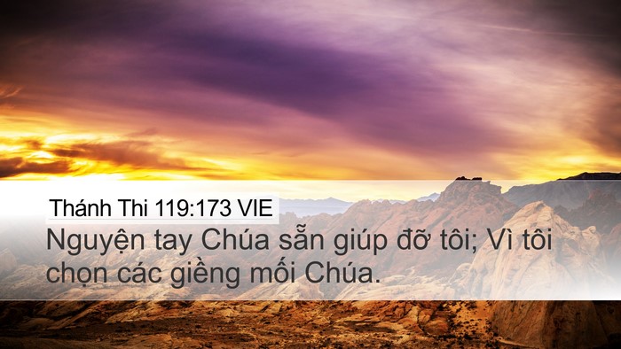 Thánh Thi 119:173 VIE Bible Verse Image
