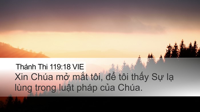 Thánh Thi 119:18 VIE Bible Verse Image