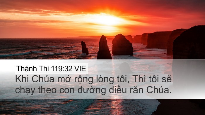 Thánh Thi 119:32 VIE Bible Verse Image