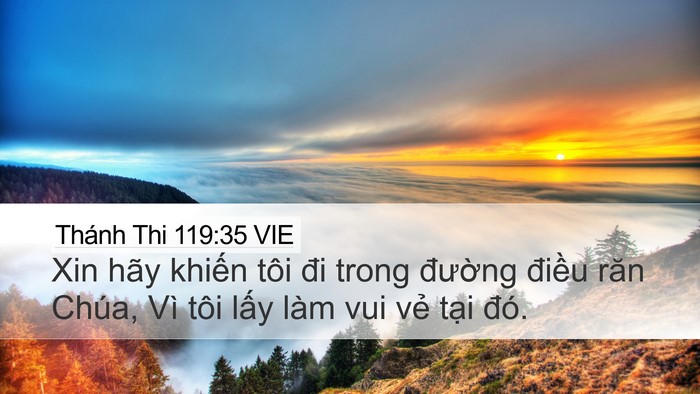 Thánh Thi 119:35 VIE Bible Verse Image