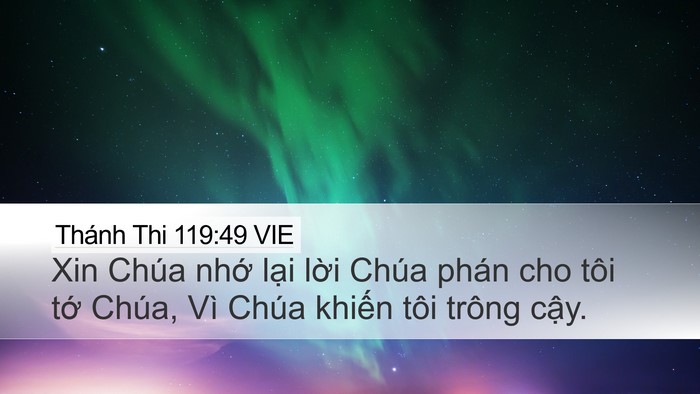 Thánh Thi 119:49 VIE Bible Verse Image