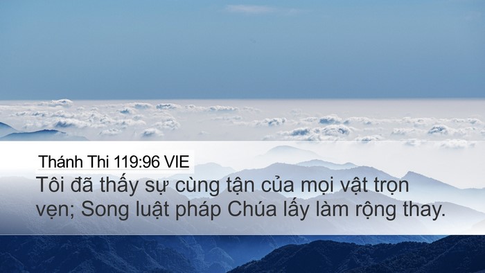 Thánh Thi 119:96 VIE Bible Verse Image