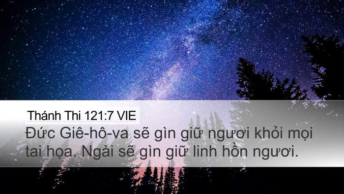 Thánh Thi 121:7 VIE Bible Verse Image