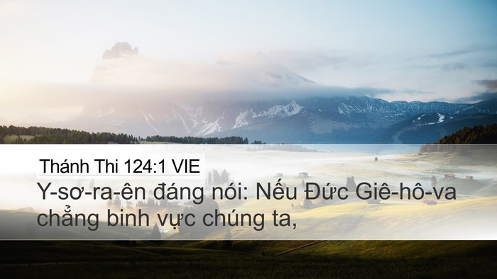 Thánh Thi 124:1 VIE Bible Verse Image