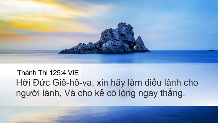 Thánh Thi 125:4 VIE Bible Verse Image