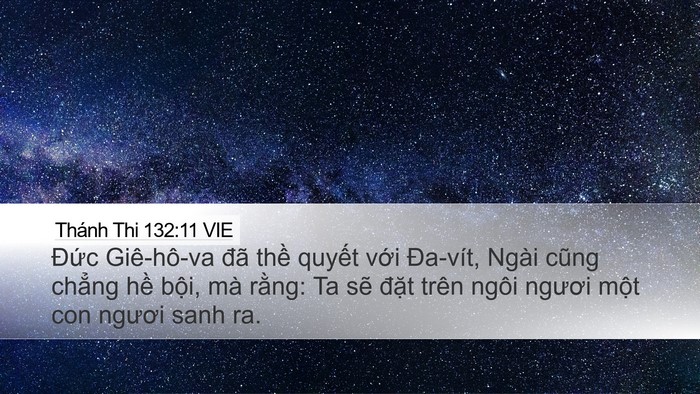 Thánh Thi 132:11 VIE Bible Verse Image