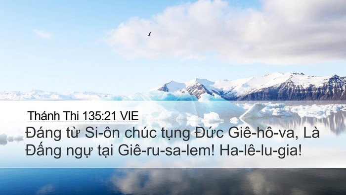 Thánh Thi 135:21 VIE Bible Verse Image
