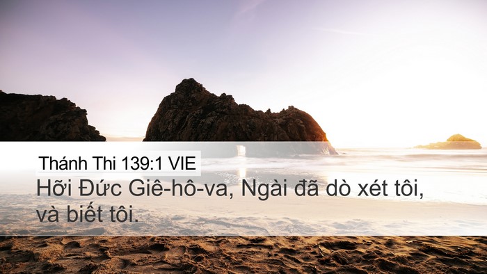 Thánh Thi 139:1 VIE Bible Verse Image