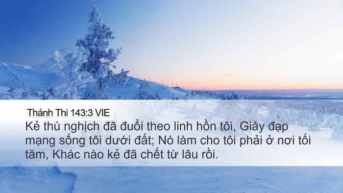 Thánh Thi 143:3 VIE Bible Verse Image