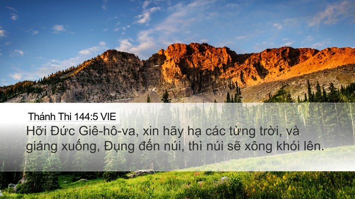 Thánh Thi 144:5 VIE Bible Verse Image