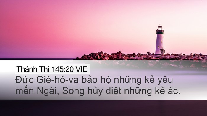 Thánh Thi 145:20 VIE Bible Verse Image