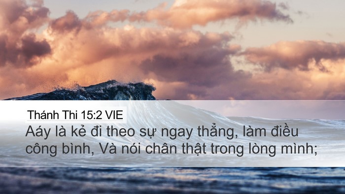 Thánh Thi 15:2 VIE Bible Verse Image