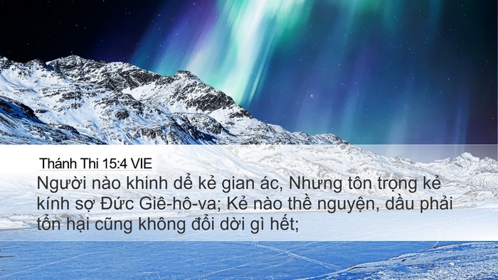 Thánh Thi 15:4 VIE Bible Verse Image
