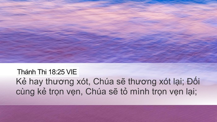 Thánh Thi 18:25 VIE Bible Verse Image
