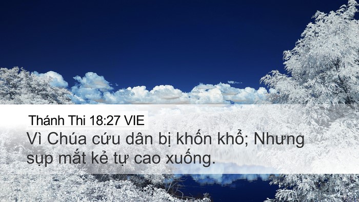 Thánh Thi 18:27 VIE Bible Verse Image