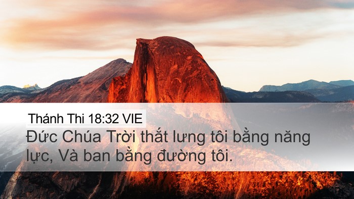 Thánh Thi 18:32 VIE Bible Verse Image