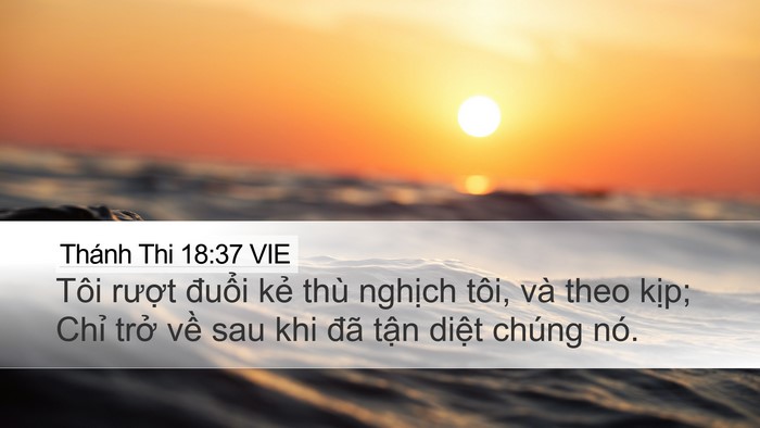 Thánh Thi 18:37 VIE Bible Verse Image