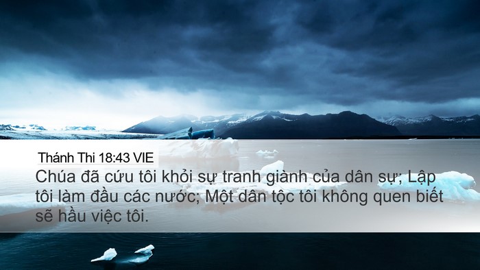 Thánh Thi 18:43 VIE Bible Verse Image